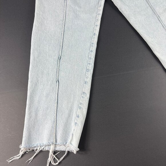 Levi's Made Crafted Jean Women 30x28* Column Pleated High Rise Blue Denim Tag 29 - Picture 6 of 16